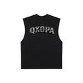 Raw Edge Cotton Tank Top