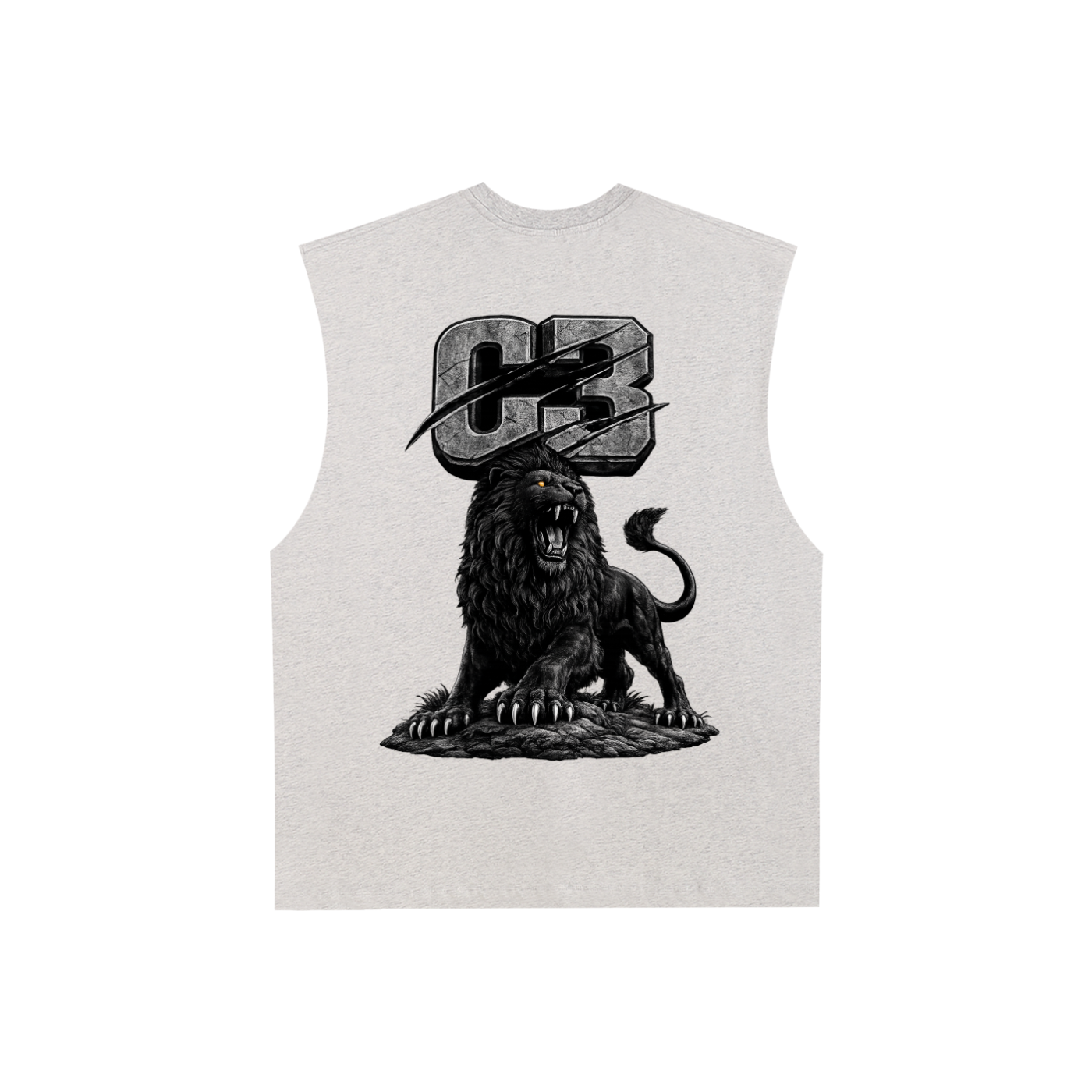 Raw Edge Cotton Tank Top