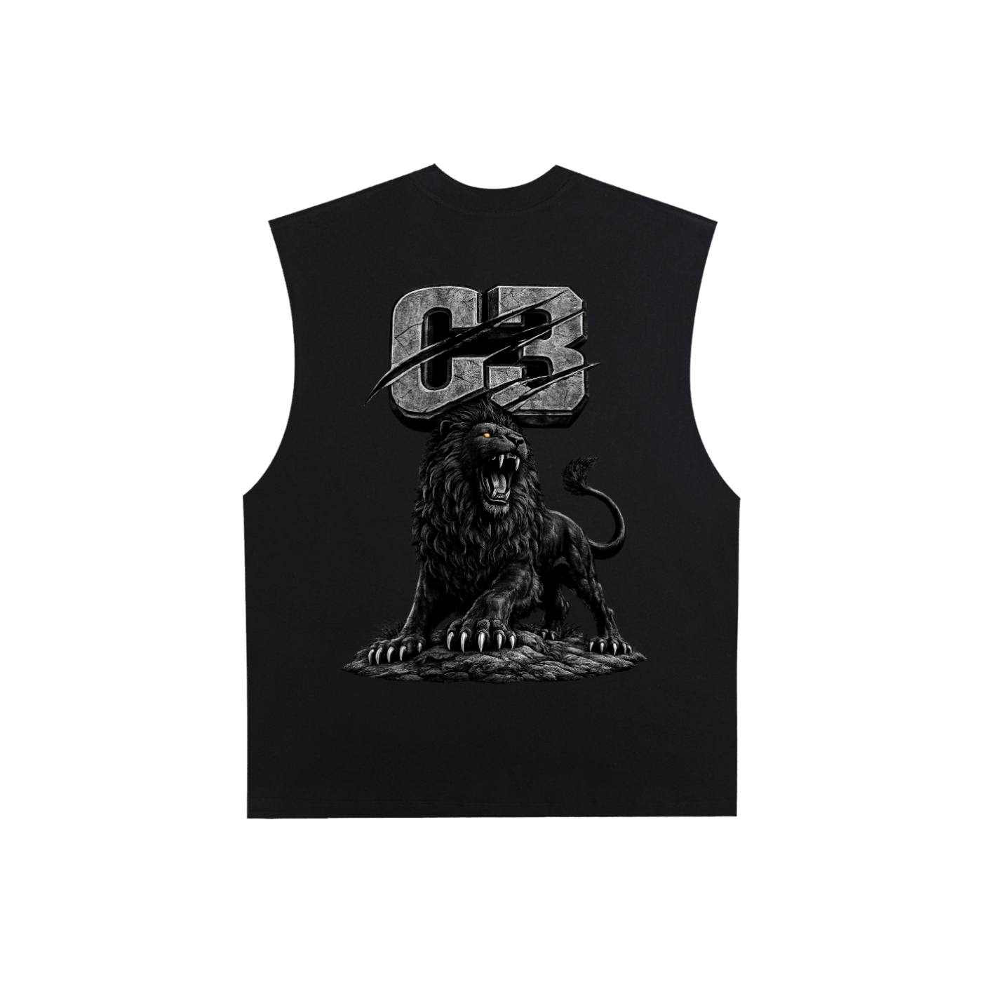 Raw Edge Cotton Tank Top