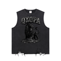 Snow Washed Raw-Hem Tank Top